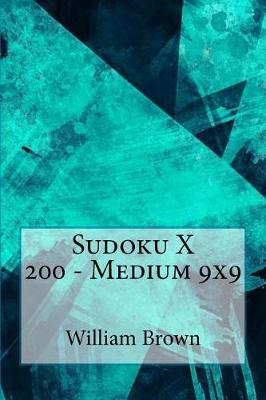 Book cover for Sudoku X 200 - Medium 9x9