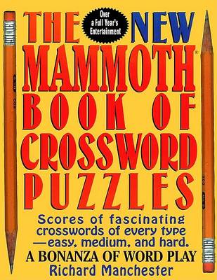 Book cover for The New Mammoth Book of Crossword Puzzles