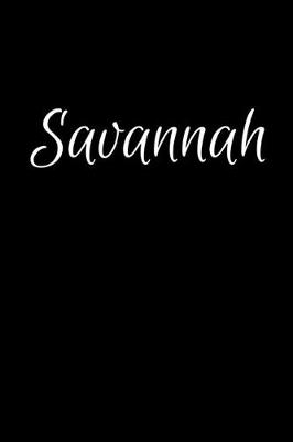 Book cover for Savannah