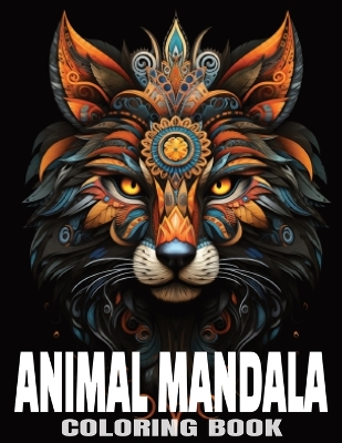 Book cover for Animal Mandala Coloring Book