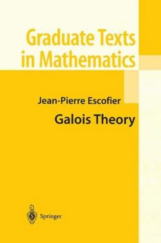 Cover of Galois Theory