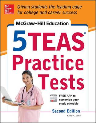 Book cover for McGraw-Hill Education 5 Teas Practice Tests, 2nd Edition