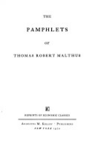 Cover of Pamphlets, 1800-17