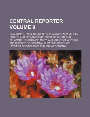 Book cover for Central Reporter Volume 9