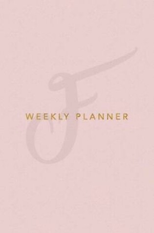 Cover of F Weekly Planner