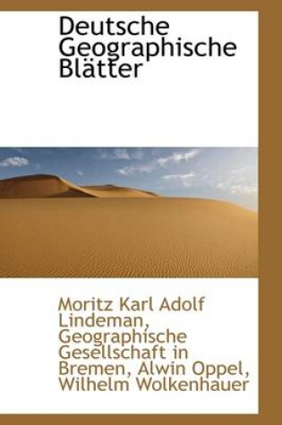 Cover of Deutsche Geographische Bl Tter