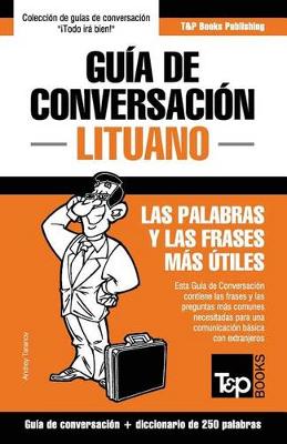 Book cover for Guia de Conversacion Espanol-Lituano y mini diccionario de 250 palabras