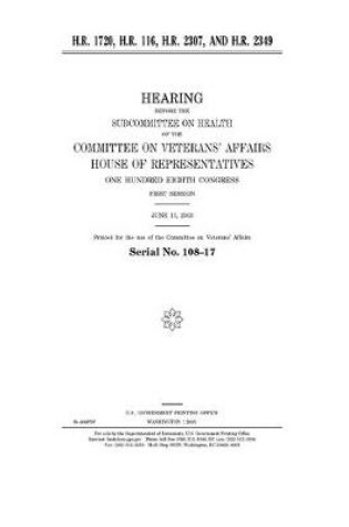 Cover of H.R. 1720, H.R. 116, H.R. 2307, and H.R. 2349