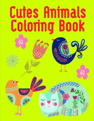 Cover of Cutes Animals Coloring Book