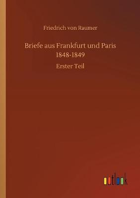 Book cover for Briefe aus Frankfurt und Paris 1848-1849