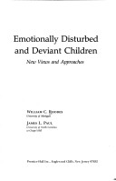Book cover for Emotionally Disturbed and Deviant Children