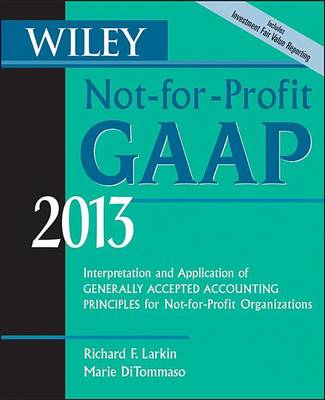 Book cover for Wiley Not-For-Profit GAAP 2013