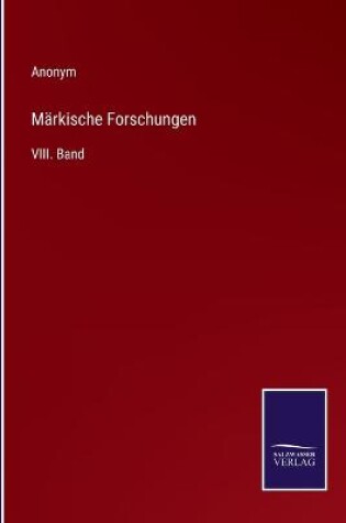 Cover of Märkische Forschungen