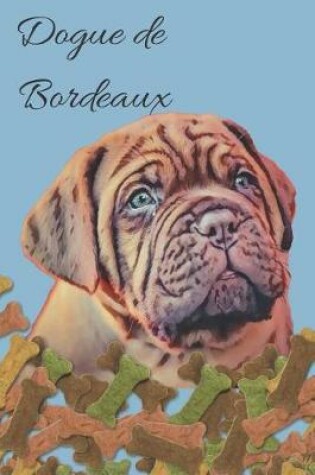 Cover of Dogue de Bordeaux Dog Blank Lined Journal Notebook