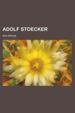 Cover of Adolf Stoecker