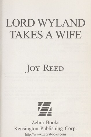 Cover of Lord Wyland Takes a Wife