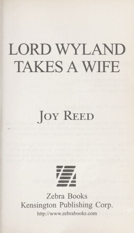 Book cover for Lord Wyland Takes a Wife