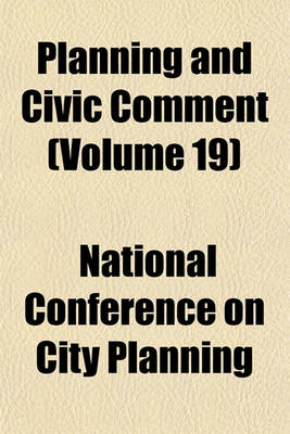 Book cover for Planning and Civic Comment (Volume 19)