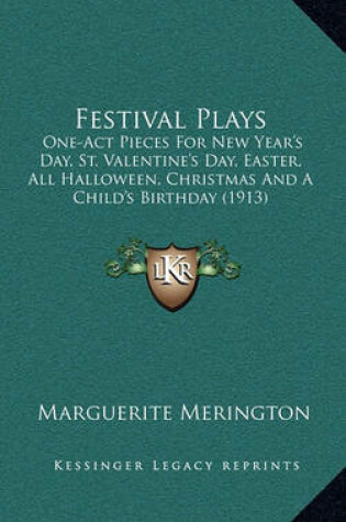 Cover of Festival Plays