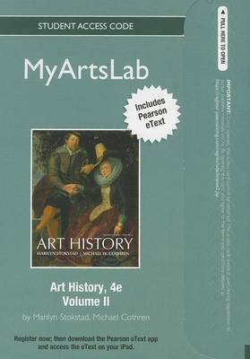 Book cover for NEW MyLab Arts with Pearson eText -- Standalone Access Card -- for Art History, Volume 2