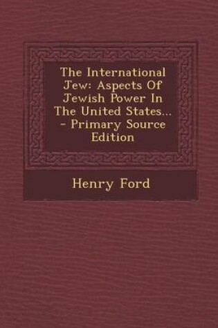 Cover of The International Jew