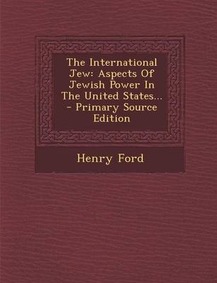 Book cover for The International Jew