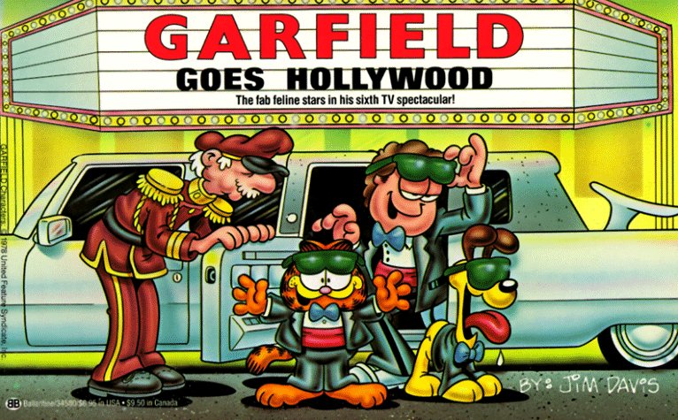 Book cover for Garfield Goes Hollywood