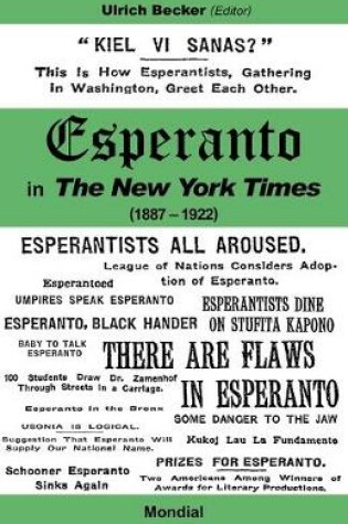 Cover of Esperanto in the New York Times (1887 - 1922)