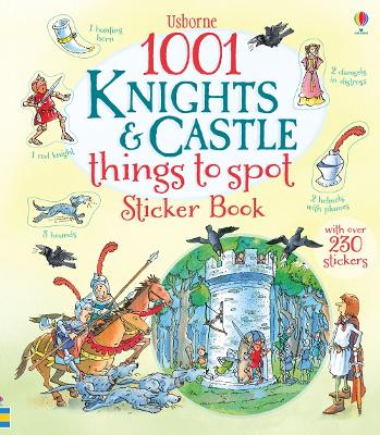 Book cover for 1001 Knights & Castle Things to Spot Sticker Book