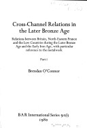 Cover of Cross-channel Relations in the Later Bronze Age