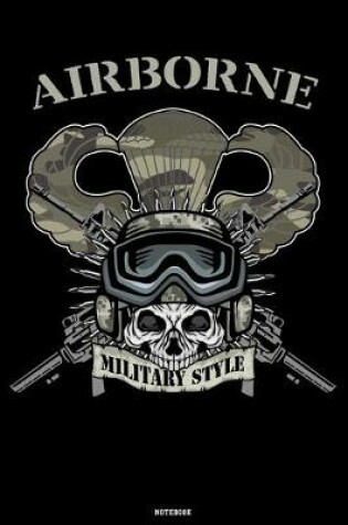Cover of Airborne Military Style Notebook