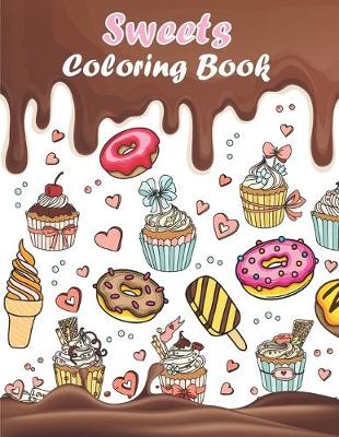 Book cover for Sweets Coloring Book