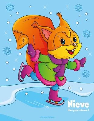 Cover of Nieve libro para colorear 3