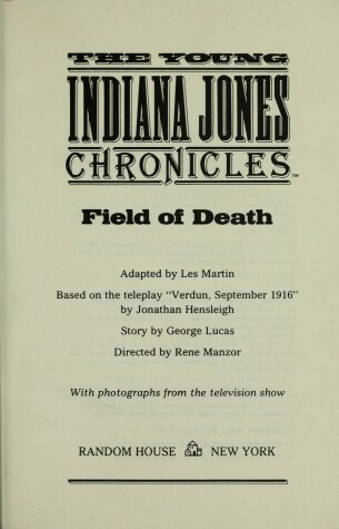 Cover of Young Indiana Jones Field of Death#