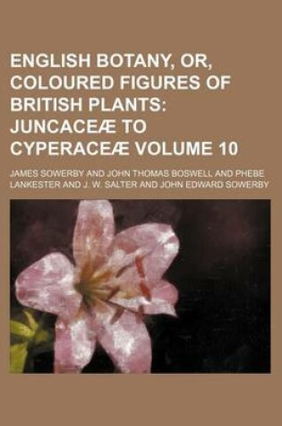 Cover of English Botany, Or, Coloured Figures of British Plants; Juncaceae to Cyperaceae Volume 10