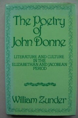 Cover of Poetry of John Donne