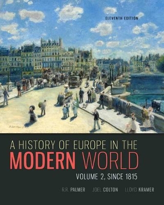 Book cover for A History of Europe in the Modern World, Volume 2