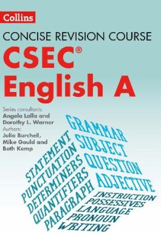 Cover of English A - a Concise Revision Course for CSEC®