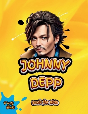 Book cover for Johnny Depp Book for Kids