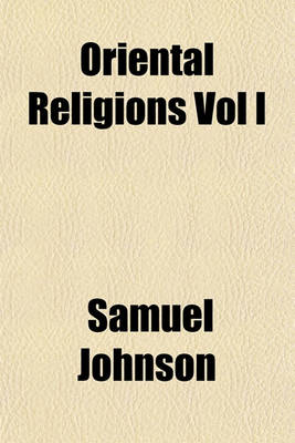 Book cover for Oriental Religions Vol I