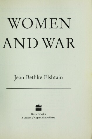 Cover of Women and War