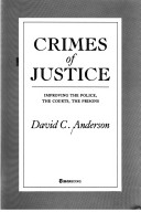 Book cover for Crimes of Justice