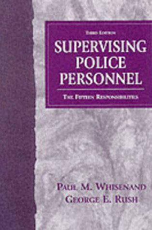 Cover of Supervision of Police Personnel