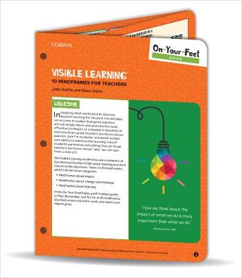 Book cover for On-Your-Feet Guide: Visible Learning