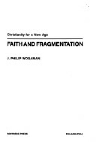 Cover of Faith and Fragmentation