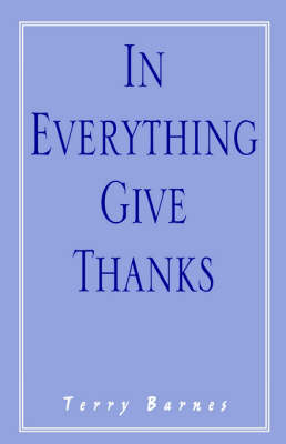 Book cover for In Everything Give Thanks