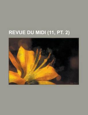 Book cover for Revue Du MIDI (11, PT. 2 )