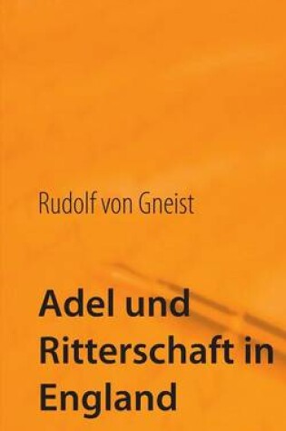 Cover of Adel und Ritterschaft in England