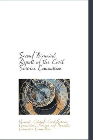 Cover of Second Biennial Report of the Civil Service Commission