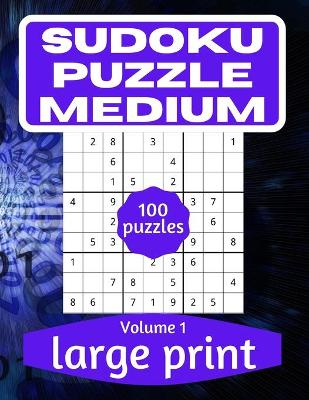 Book cover for Sudoku Puzzle Medium